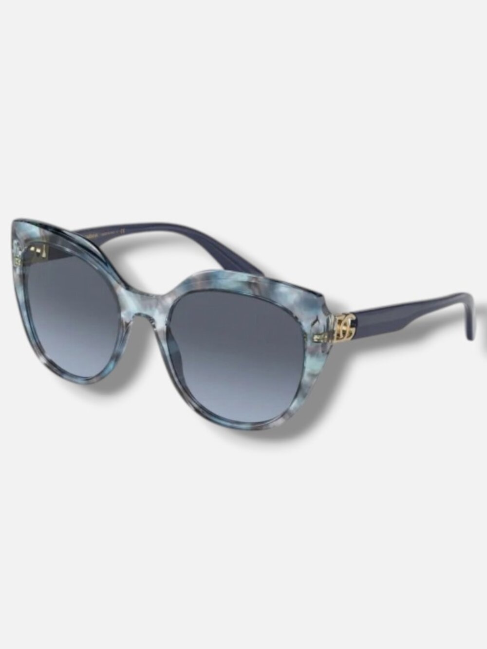 Dolce & Gabbana DG4392 Women's Blue Cat Eye Sunglasses 56-20-140